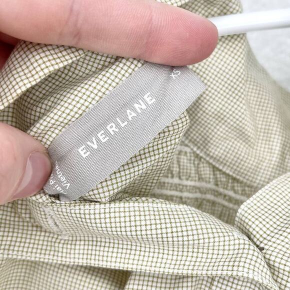 Everlane Women's The Funnel-Neck Smock Button Back Top Business Casual Size XS - Picture 4 of 7